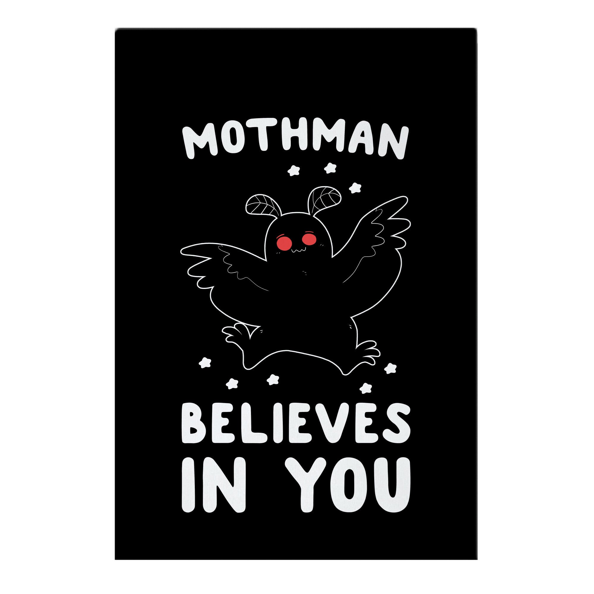 Mothman Believes in You Garden Flag